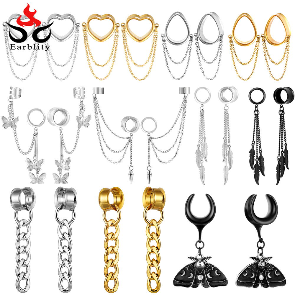 Body Jewelry Hangers - Osbourney 2PCS Stainless Steel Fashion Dangles