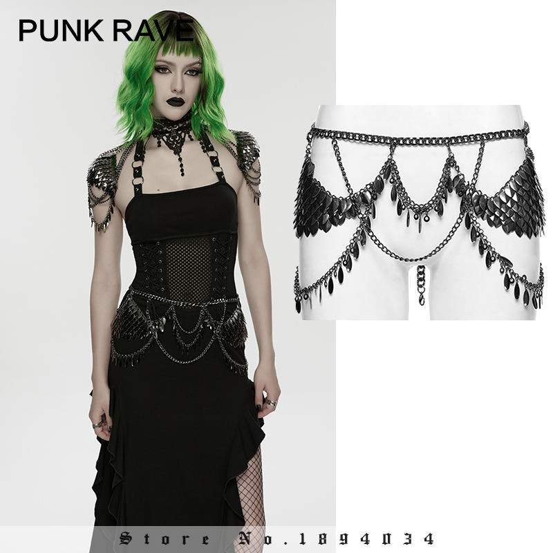 Body Jewelry Metal Types - PUNK RAVE Women's Punk Aluminum Alloy