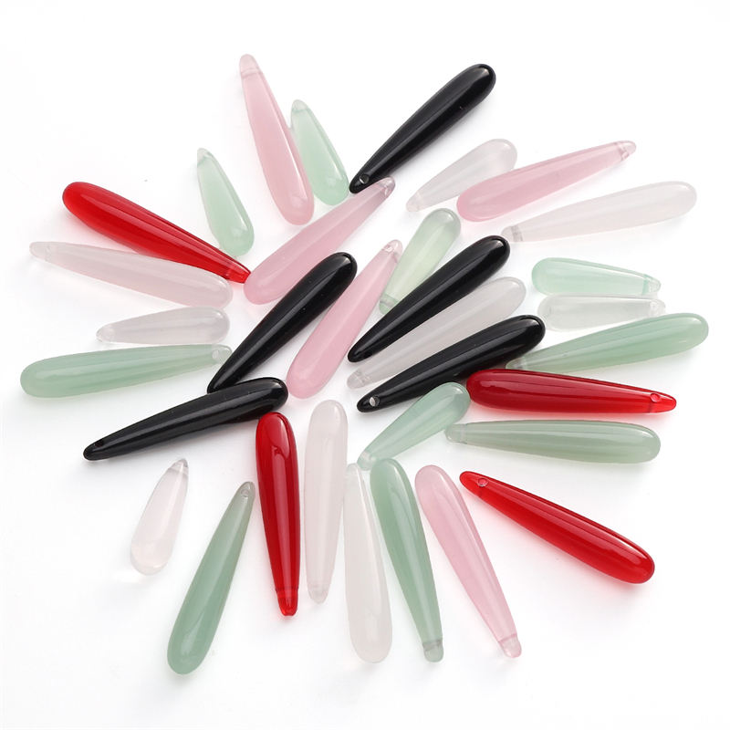 Body Jewelry Diy - 5pcs Beads Resin Teardrop Shape Loose