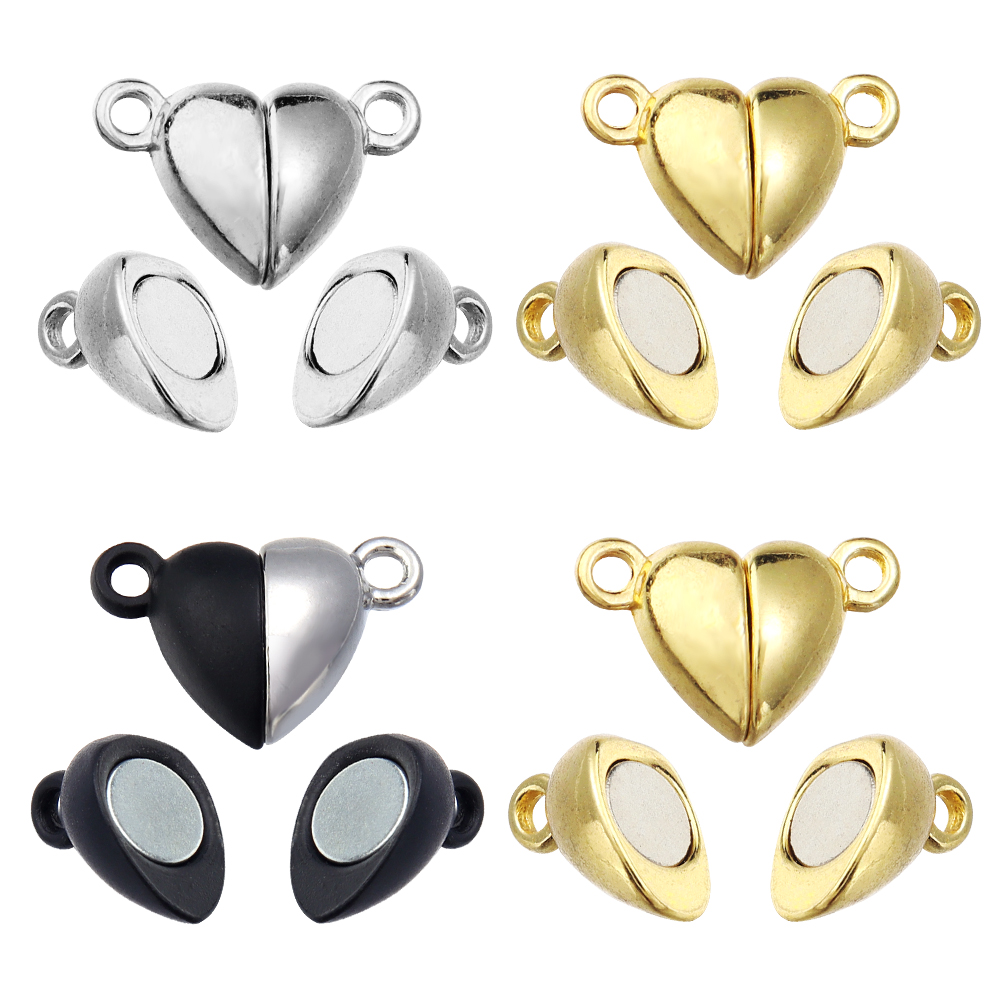 Body Jewelry Diy - 5pcs/Lot Alloy Love Heart Shaped Magnetic