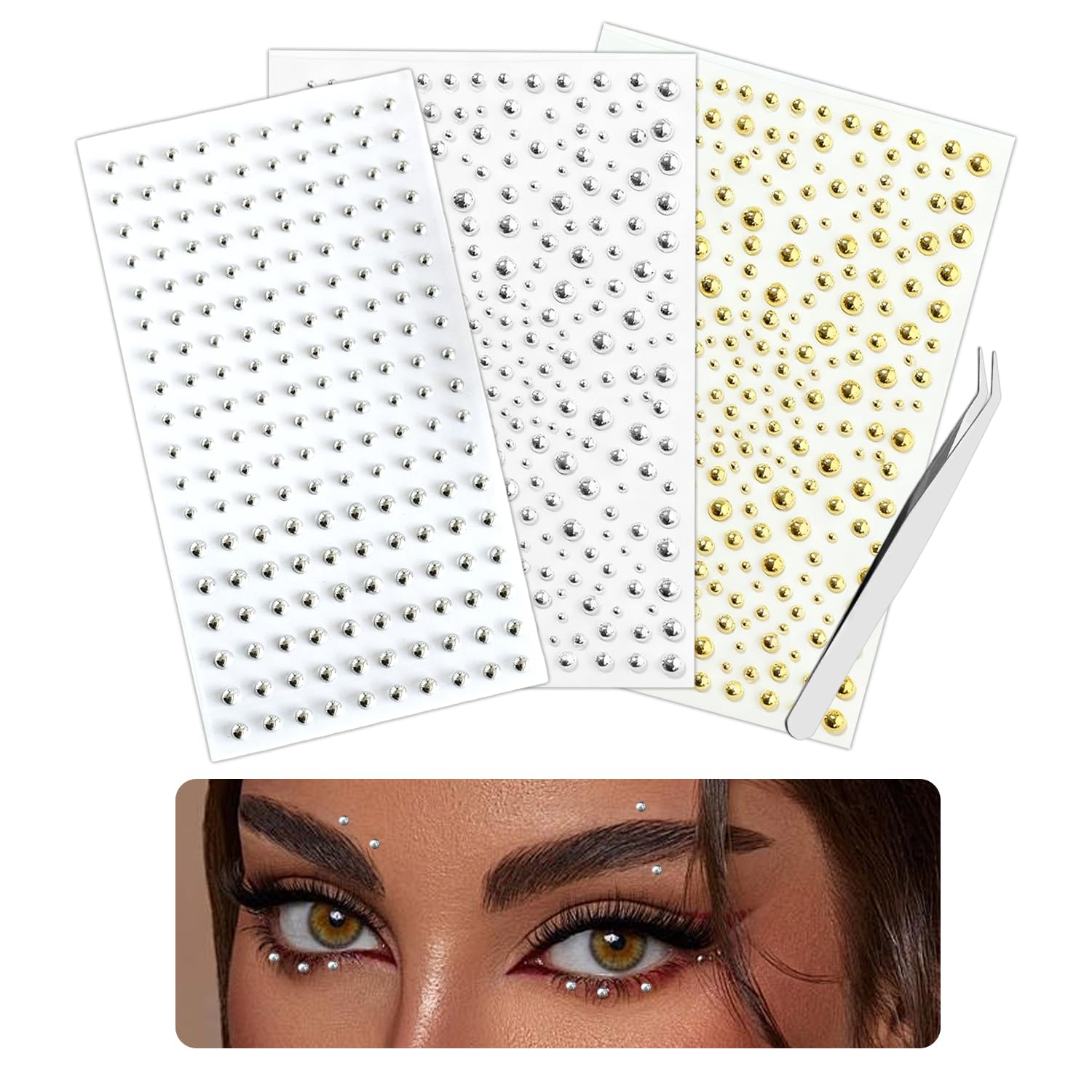 Body Jewelry Stickers - Face Body Ring Stickers Self Adhesive