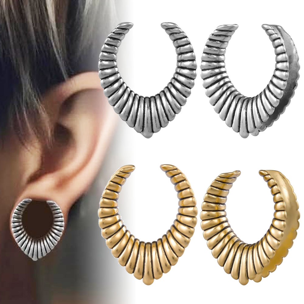 Body Jewelry Hangers - 1PC Copper Petals Saddle Ear Tunnels