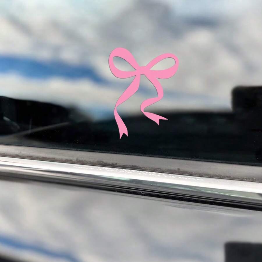 1 Pc Bow Car Decal, Vinyl Girl - Body Jewelry Stickers review and price