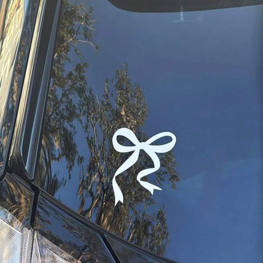 1 Pc Bow Car Decal, Vinyl Girl - Body Jewelry Stickers review and price
