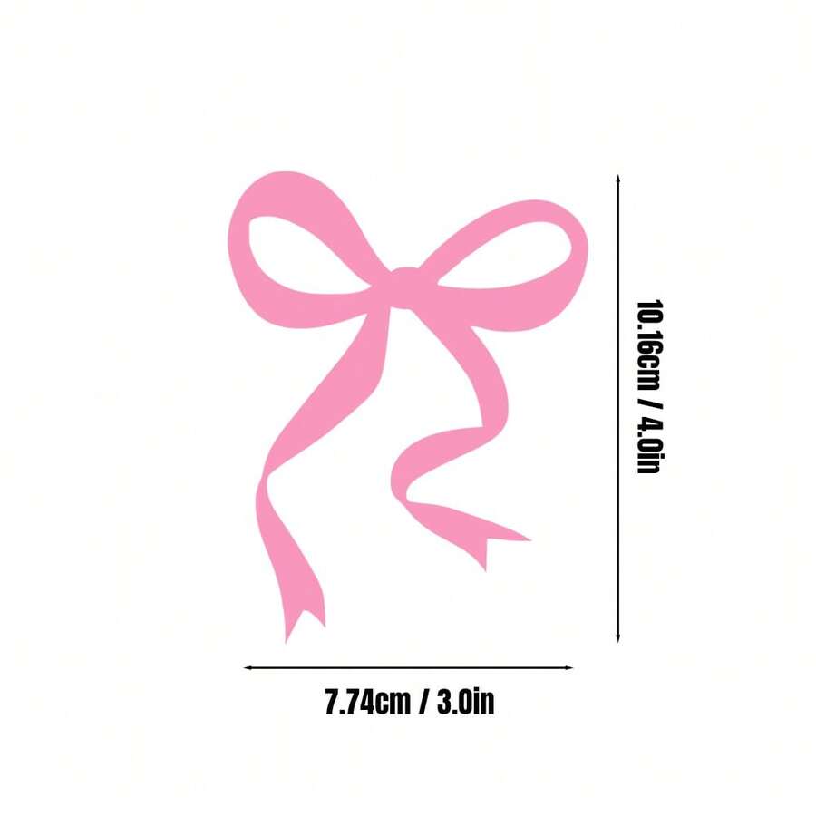 1 Pc Bow Car Decal, Vinyl Girl - Body Jewelry Stickers review and price