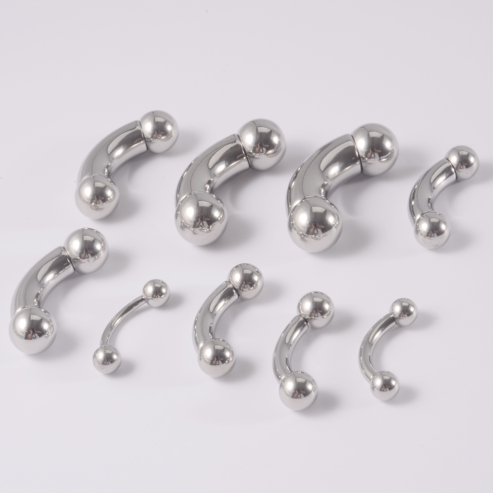 1PC Stainless Steel Straight B - Nipple Bar Curved review and price