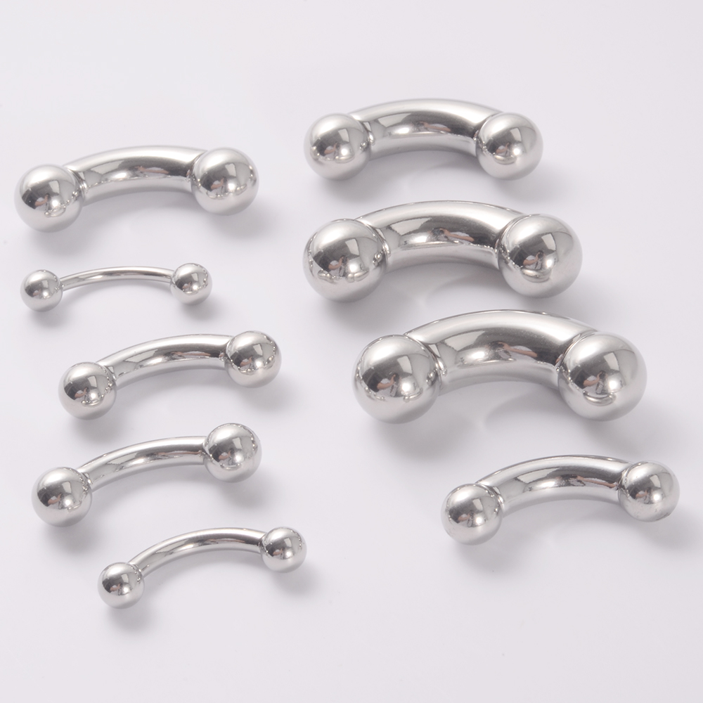 1PC Stainless Steel Straight B - Nipple Bar Curved review and price