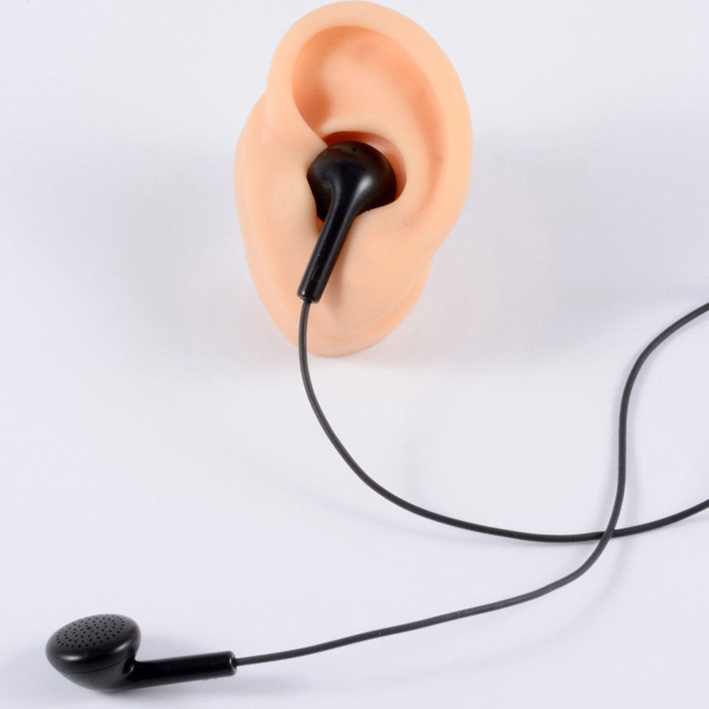 2Pcs Silicone Ear Models Fake  - Body Jewelry Ear Piercing review and price