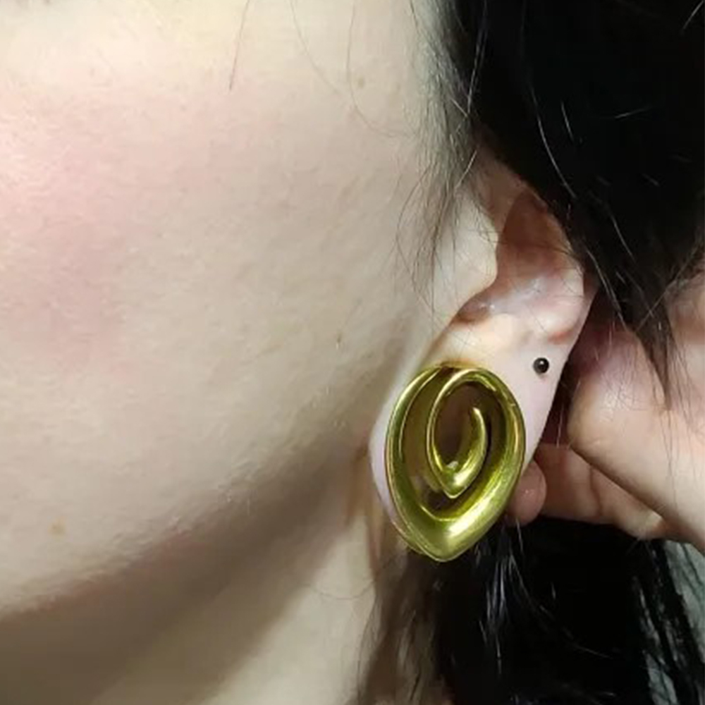 Twolobes 2PCS Spiral Simple Sa - Body Jewelry Hangers review and price