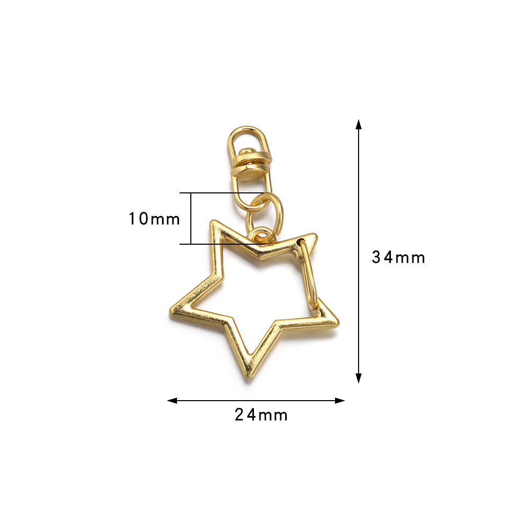 10Pcs Alloy Star Shaped Snap K - Body Jewelry Diy review and price