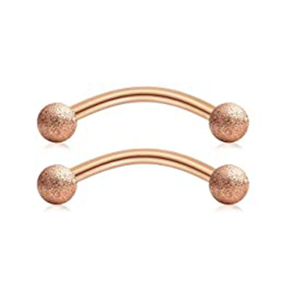 16G Stainless Steel Long Nippl - Nipple Bar Curved review and price