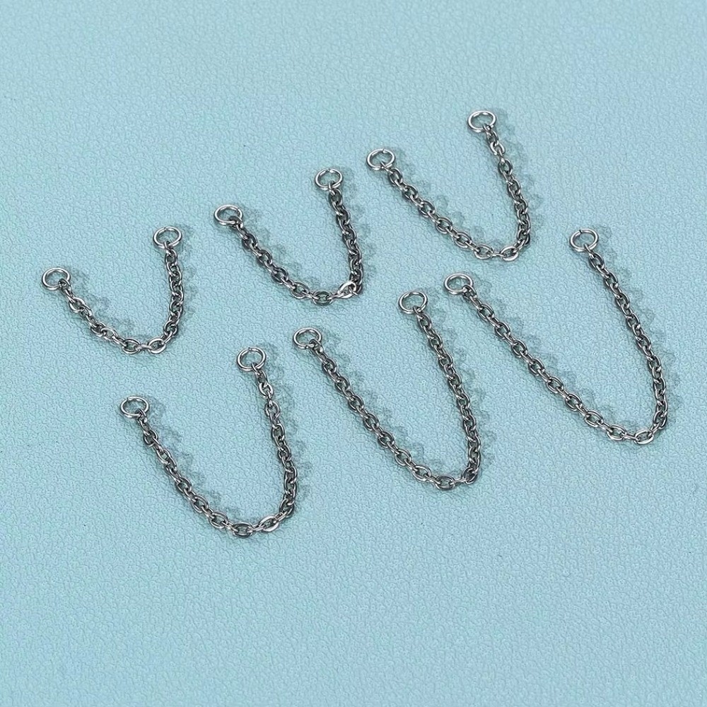 Fashion Titanium Nose Chain Do - Body Jewelry Ear Piercing review and price