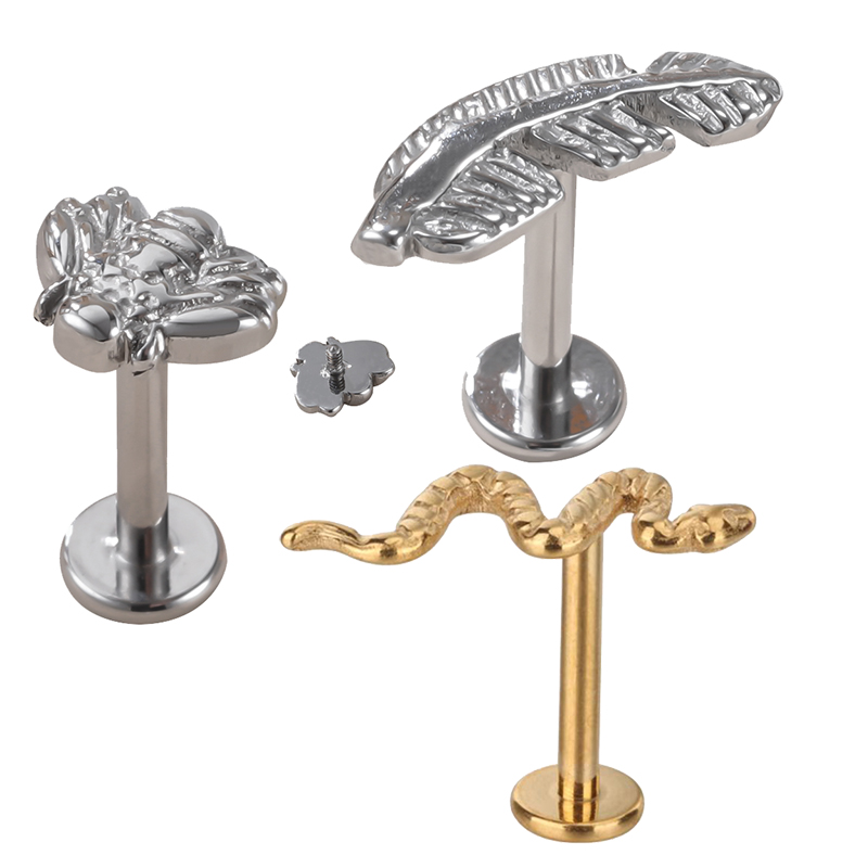 G23 Titanium Snake/bee/feather - Body Jewelry Metal Types review and price