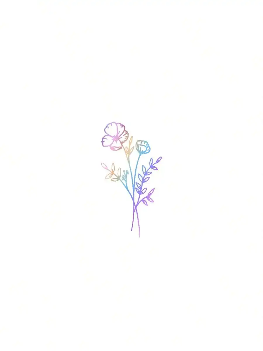 1pc Wild Flower Car Sticker, S - Body Jewelry Stickers review and price