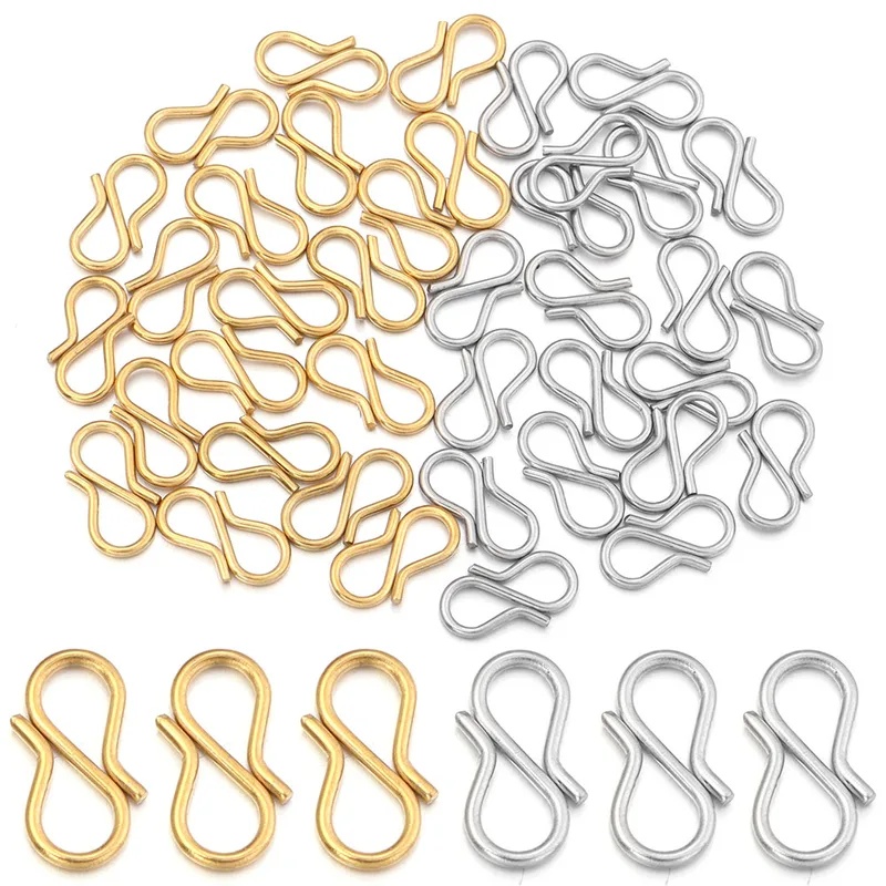 30pcs Stainless Steel S Shape  - Body Jewelry Diy review and price