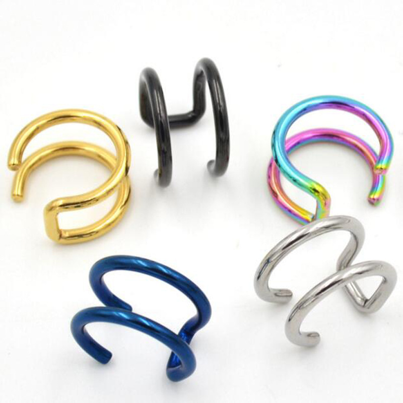 2Pcs 316L Stainless Steel Clip - Body Jewelry Ear Piercing review and price