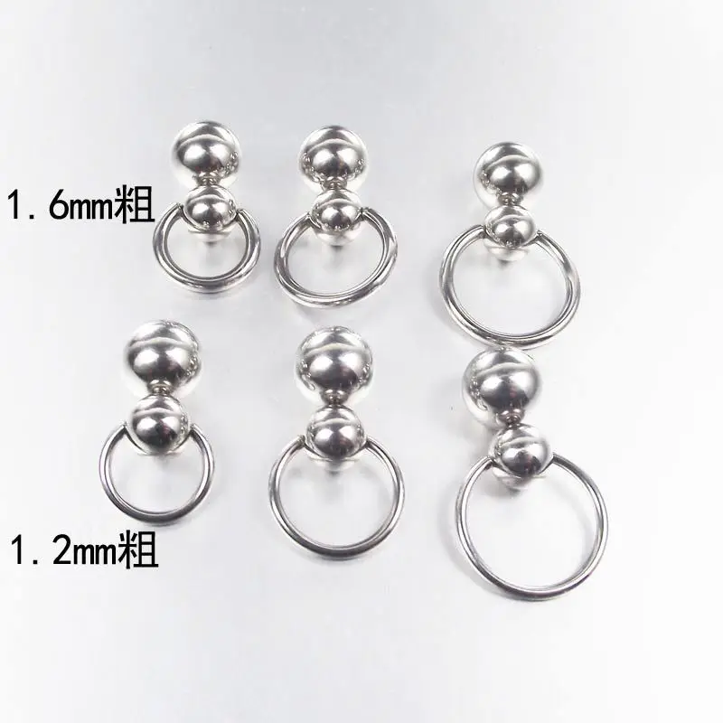 Stainless Steel Double Ball Cu - Nipple Bar Curved review and price
