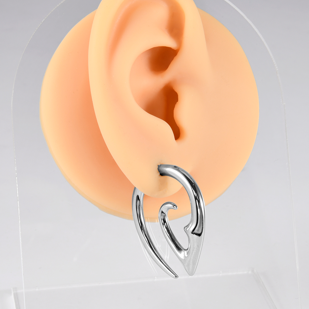 1PC Stainless Steel Silvery Ha - Body Jewelry Hangers review and price