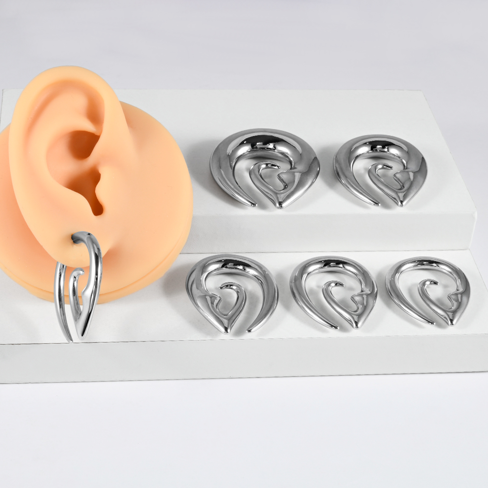 1PC Stainless Steel Silvery Ha - Body Jewelry Hangers review and price
