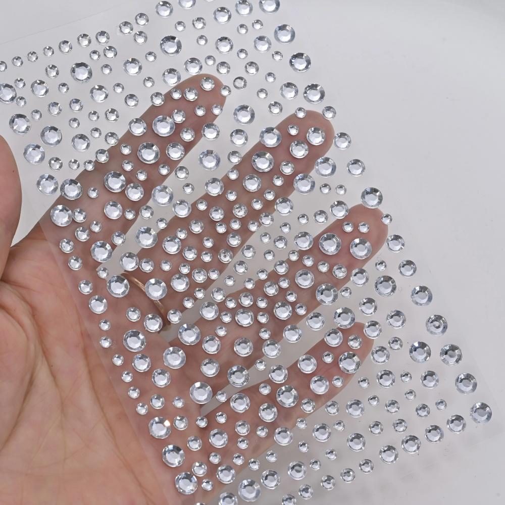 1 Sheet Silver-White Glitter 3 - Body Jewelry Stickers review and price