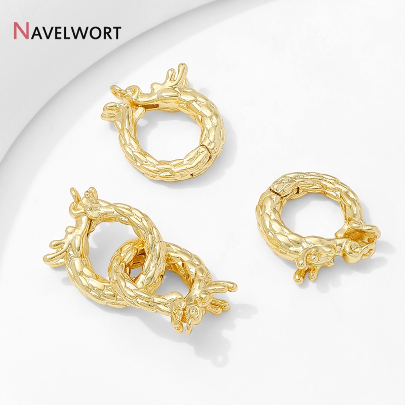 14K Gold Plated Brass Dragon S - Body Jewelry Diy review and price
