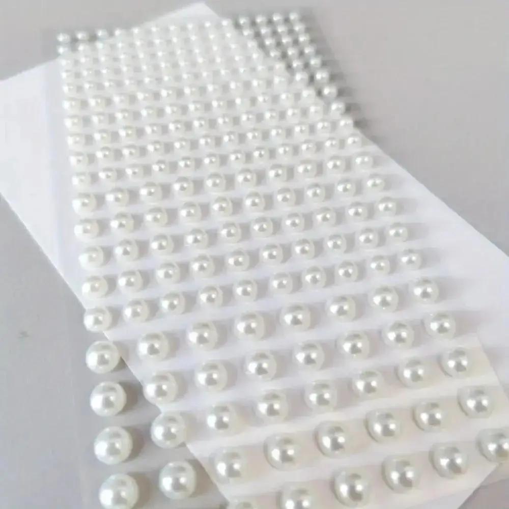 White ABS plastic pearl sticke - Body Jewelry Stickers review and price