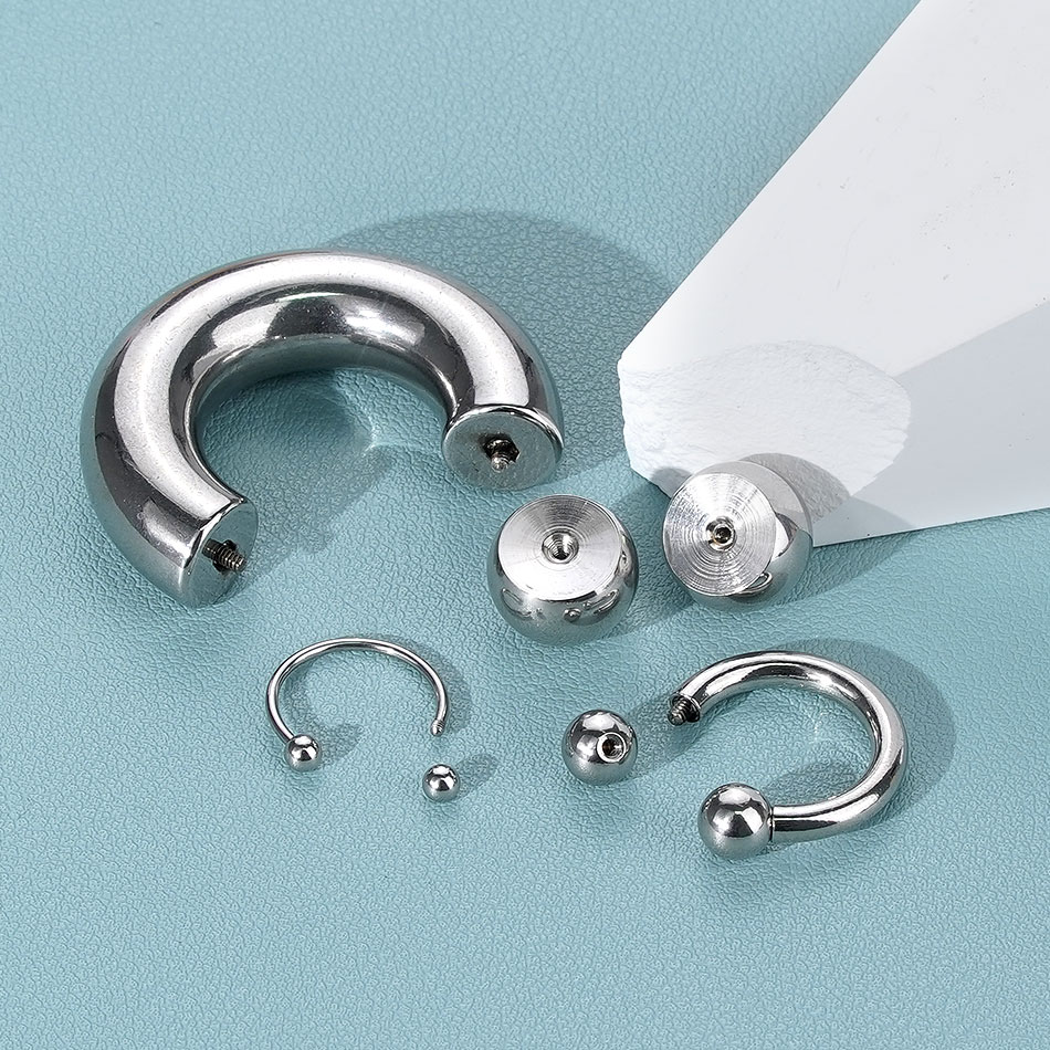 1PC 18G-00G Large Gauge Stainl - Body Jewelry Hangers review and price