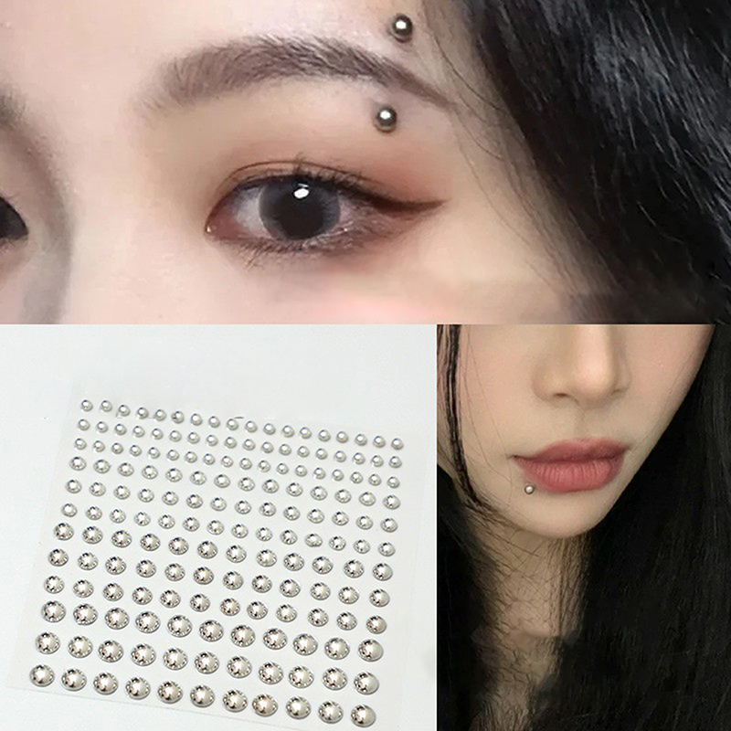 Diamond Sticker Fake Nose Stud - Body Jewelry Stickers review and price