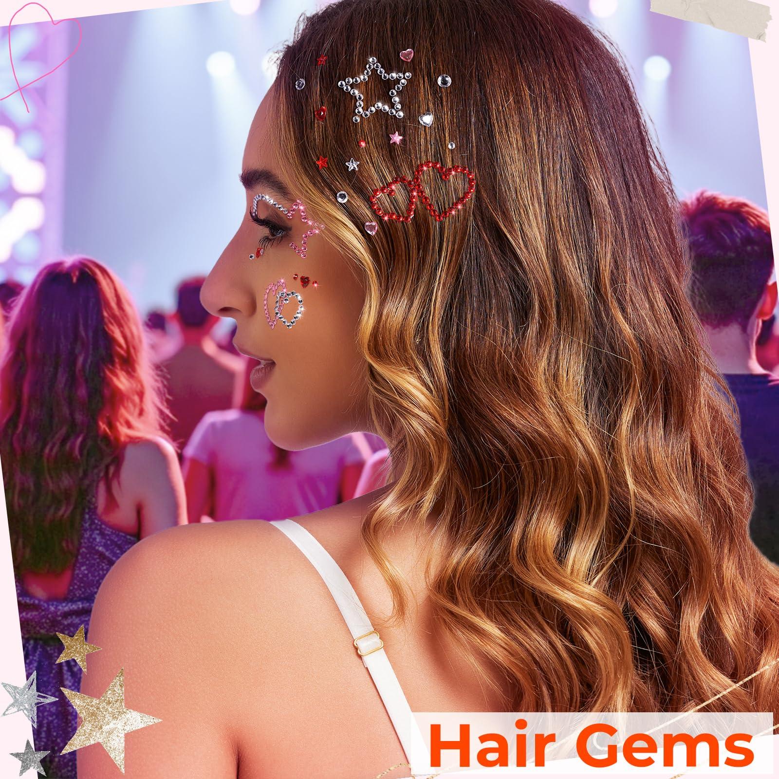 Face Gems Face Rhinestones Sta - Body Jewelry Stickers review and price