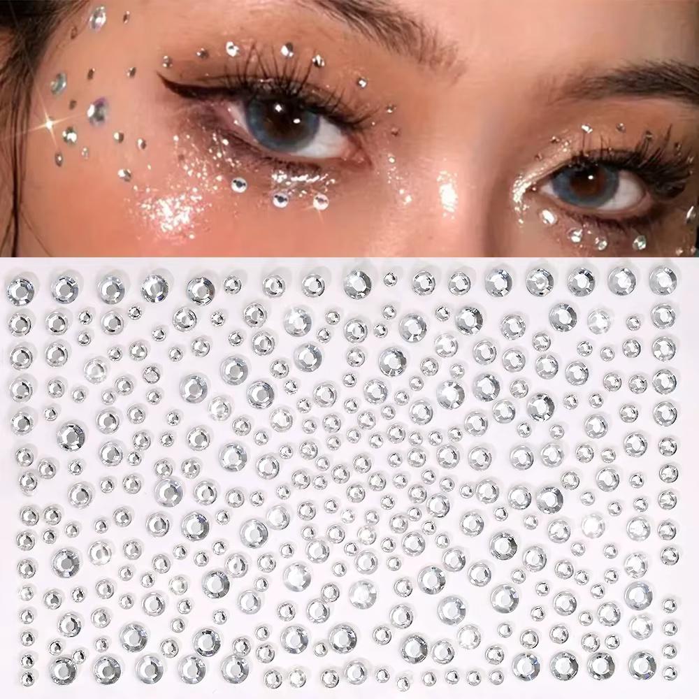 Face Gems Face Rhinestones Sta - Body Jewelry Stickers review and price