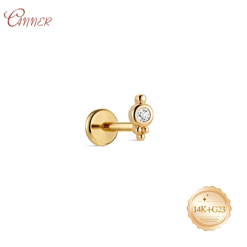 CANNER 14K Solid Gold internal - Body Jewelry Ear Piercing review and price