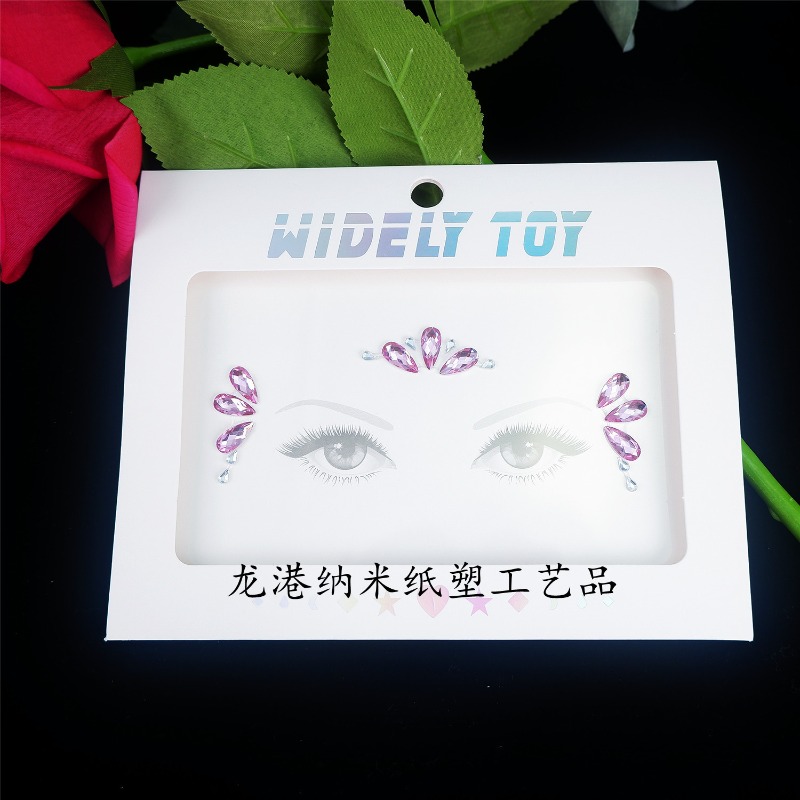 Sparkling Acrylic Rhinestone F - Body Jewelry Stickers review and price
